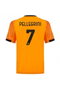 AS Roma Lorenzo Pellegrini #7 Voetbaltruitje Uit tenue 2025-26 Korte Mouw